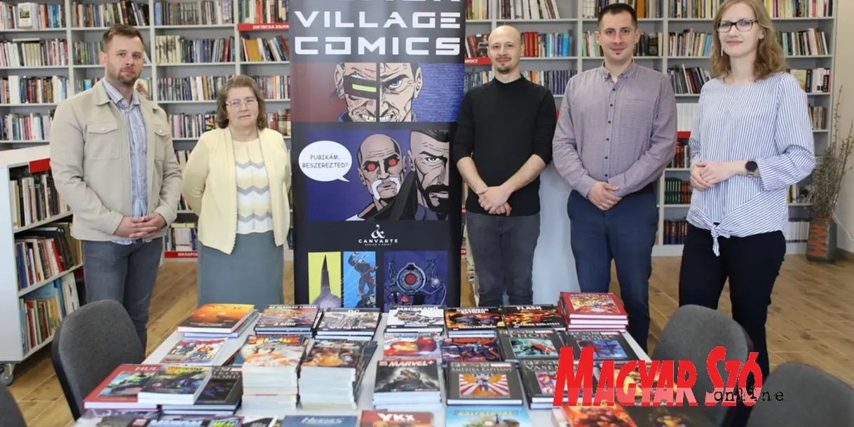 Képregénysarok a könyvtárban