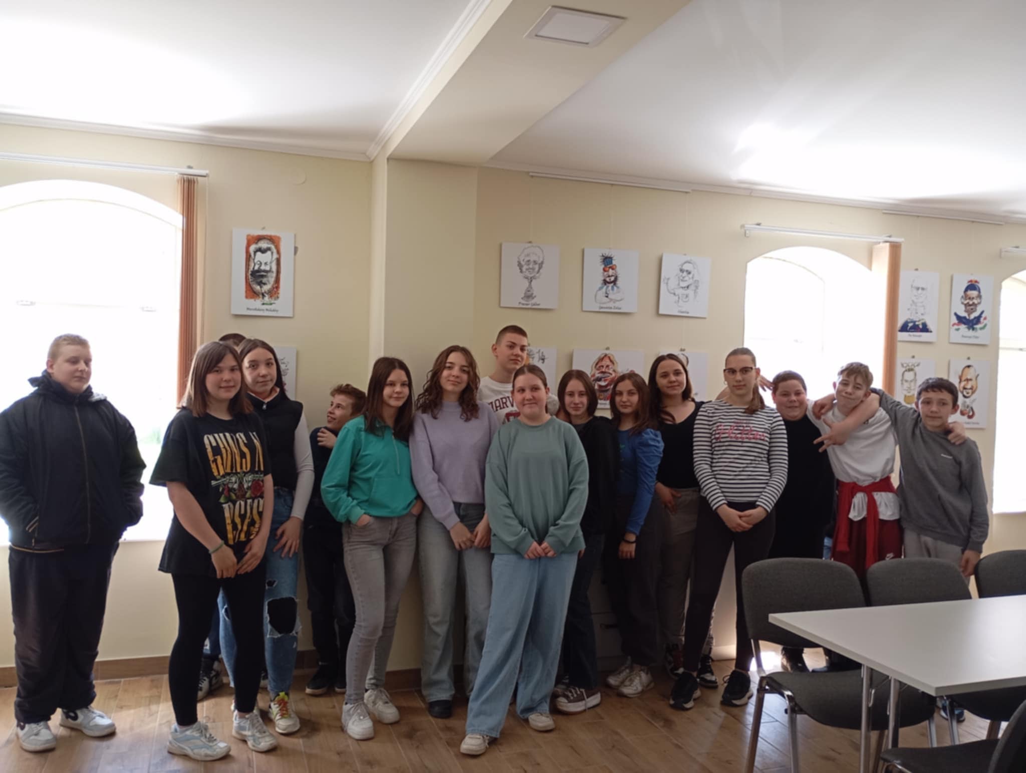 Hetedikesek a könyvtárban